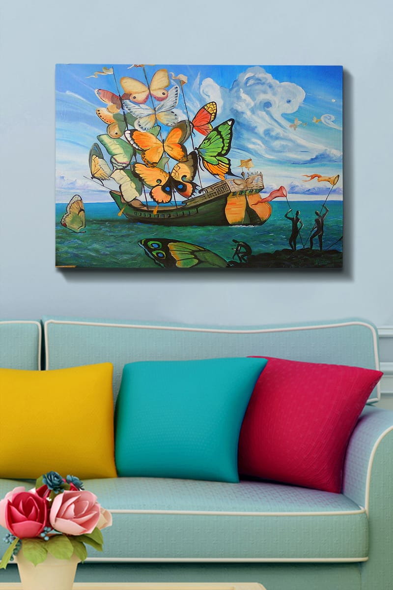 Dekorativ Canvasbilde 70x100 cm - Flerfarget - Innredning - Bilder & kunst - Lerretsbilder