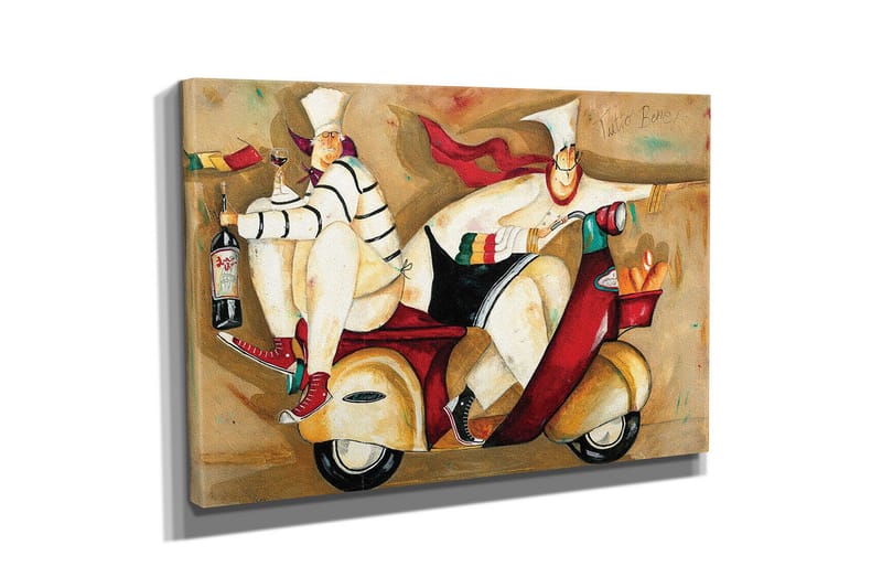 Dekorativ Canvasbilde - Flerfarget - Innredning - Bilder & kunst - Lerretsbilder