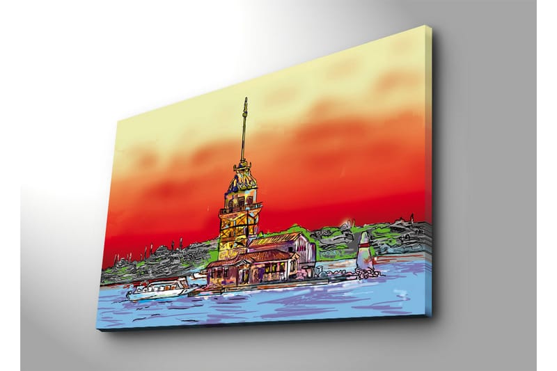 Dekorativ Canvasbilde - Flerfarget - Innredning - Bilder & kunst - Lerretsbilder