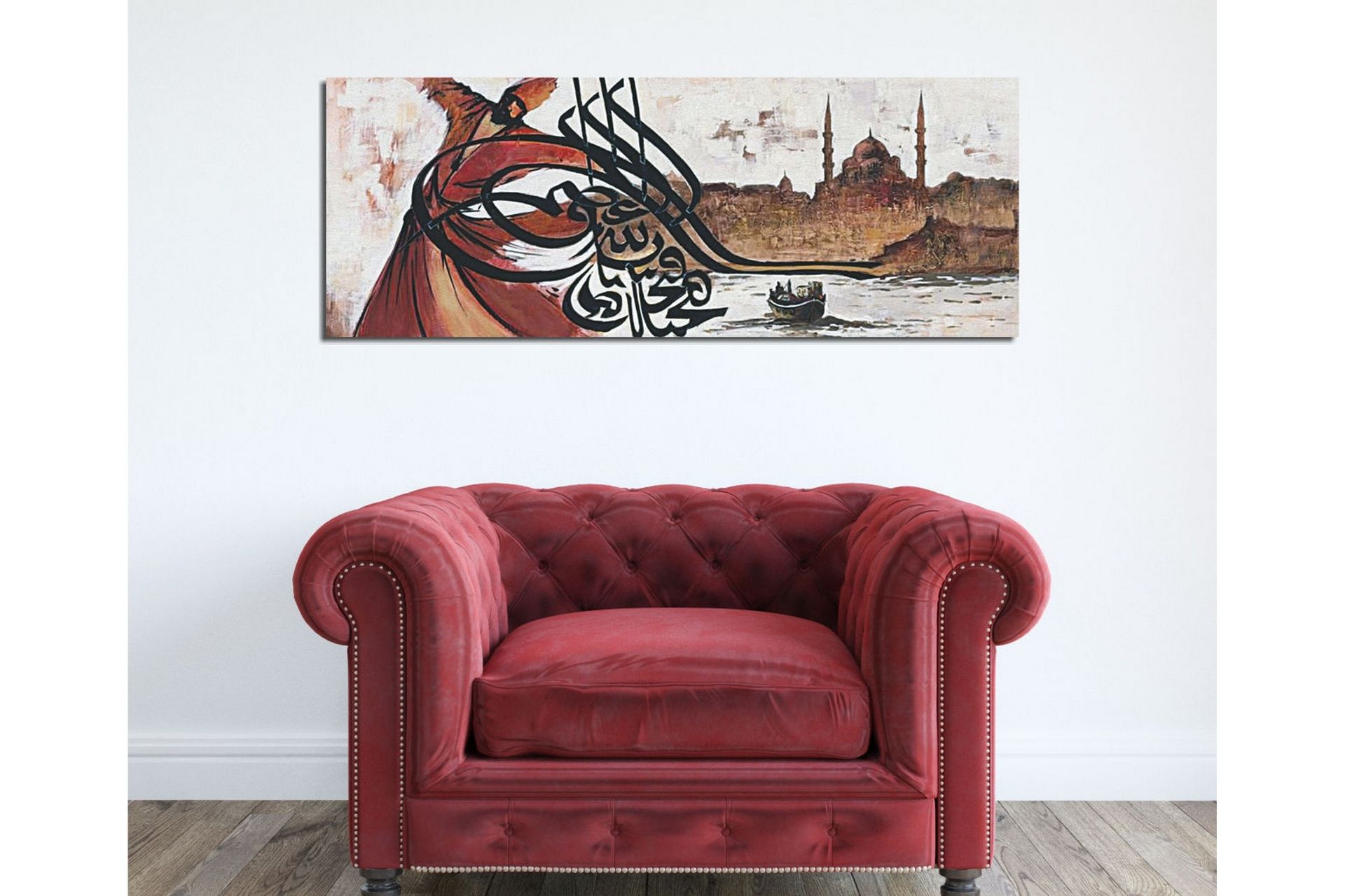 Dekorativ Canvasbilde - Flerfarget - Innredning - Bilder & kunst - Lerretsbilder