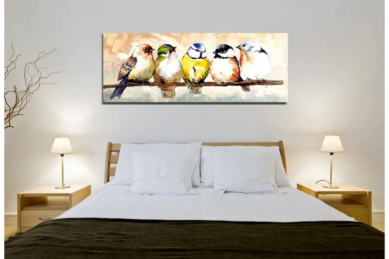 Dekorativ Canvasbilde - Flerfarget - Innredning - Bilder & kunst - Lerretsbilder