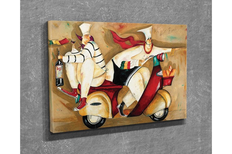 Dekorativ Canvasbilde - Flerfarget - Innredning - Bilder & kunst - Lerretsbilder