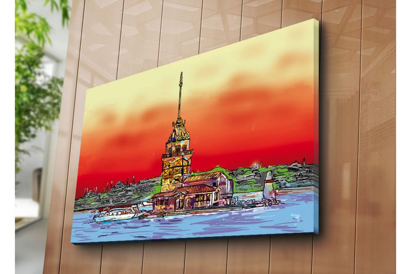 Dekorativ Canvasbilde - Flerfarget - Innredning - Bilder & kunst - Lerretsbilder