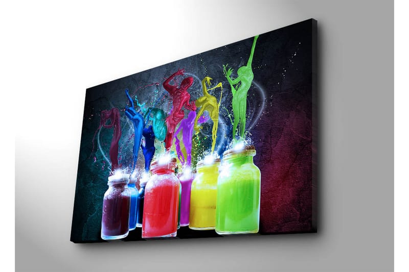 Dekorativ Canvasbilde - Flerfarget - Innredning - Bilder & kunst - Lerretsbilder