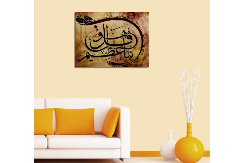 Dekorativ Canvasbilde - Flerfarget - Innredning - Bilder & kunst - Lerretsbilder