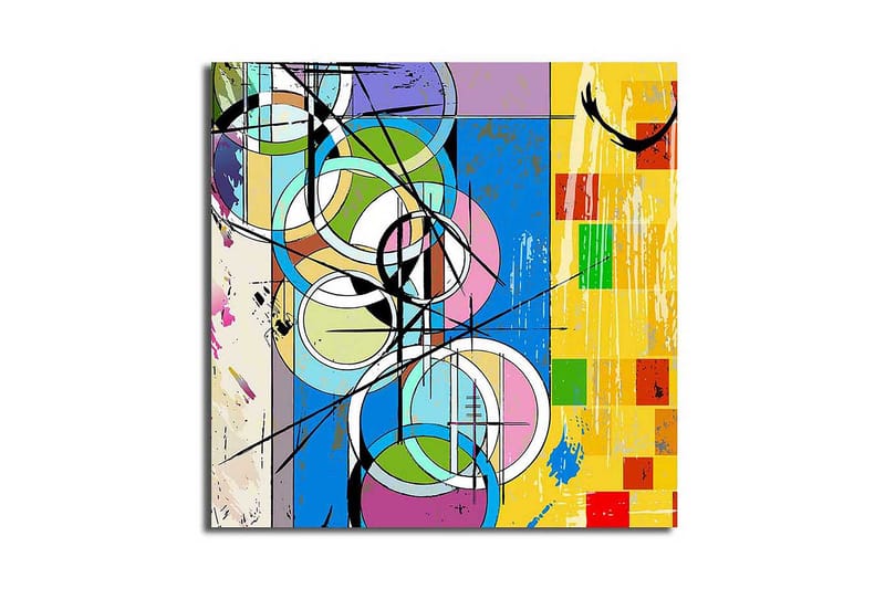 Dekorativ Canvasbilde - Flerfarget - Innredning - Bilder & kunst - Lerretsbilder