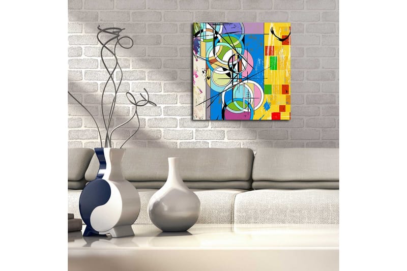 Dekorativ Canvasbilde - Flerfarget - Innredning - Bilder & kunst - Lerretsbilder