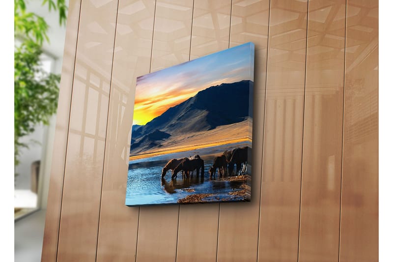 Dekorativ Canvasbilde - Flerfarget - Innredning - Bilder & kunst - Lerretsbilder