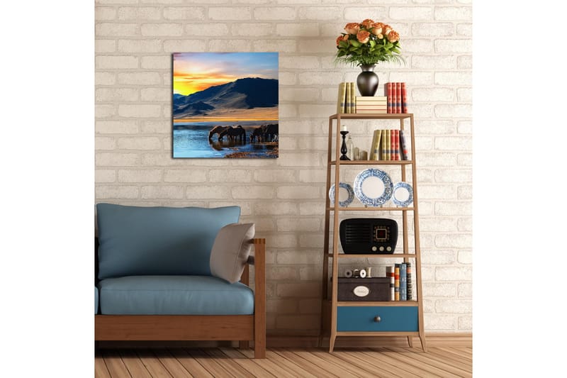 Dekorativ Canvasbilde - Flerfarget - Innredning - Bilder & kunst - Lerretsbilder