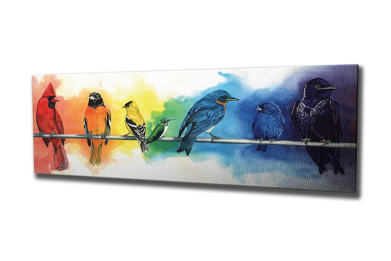 Dekorativ Canvasbilde - Flerfarget - Innredning - Bilder & kunst - Lerretsbilder