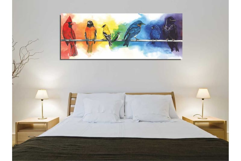 Dekorativ Canvasbilde - Flerfarget - Innredning - Bilder & kunst - Lerretsbilder