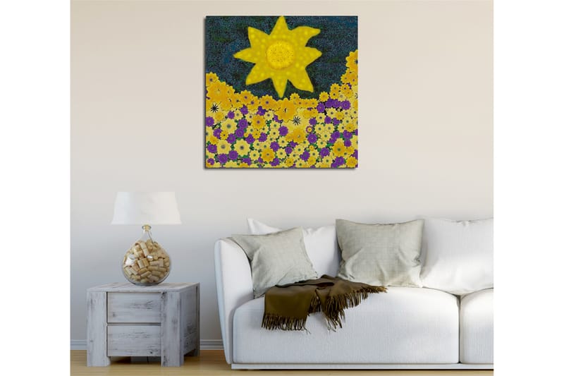 Dekorativ Canvasbilde - Flerfarget - Innredning - Bilder & kunst - Lerretsbilder