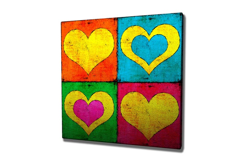 Dekorativ Canvasbilde - Flerfarget - Innredning - Bilder & kunst - Lerretsbilder