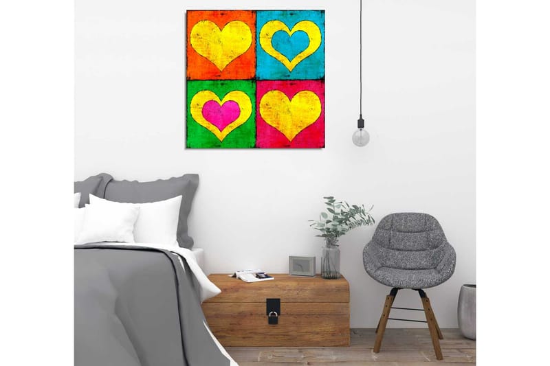 Dekorativ Canvasbilde - Flerfarget - Innredning - Bilder & kunst - Lerretsbilder
