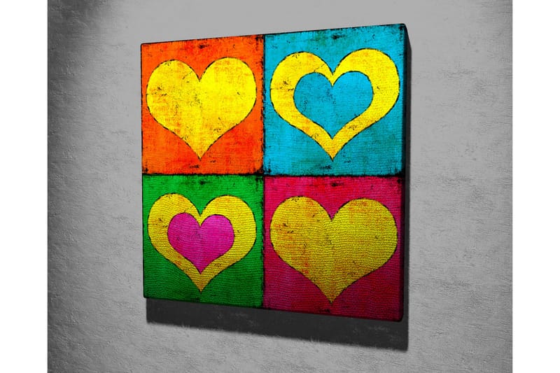 Dekorativ Canvasbilde - Flerfarget - Innredning - Bilder & kunst - Lerretsbilder