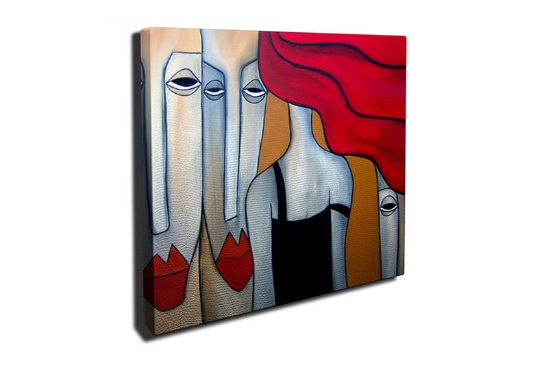 Dekorativ Canvasbilde - Flerfarget - Innredning - Bilder & kunst - Lerretsbilder