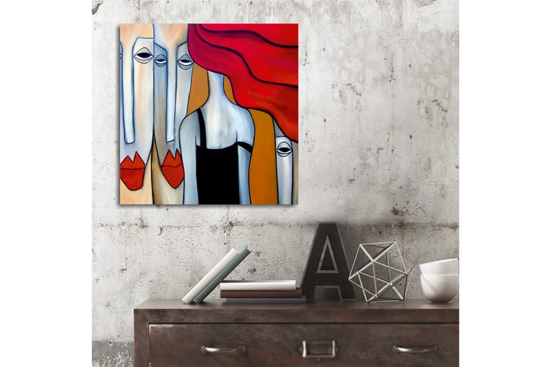 Dekorativ Canvasbilde - Flerfarget - Innredning - Bilder & kunst - Lerretsbilder