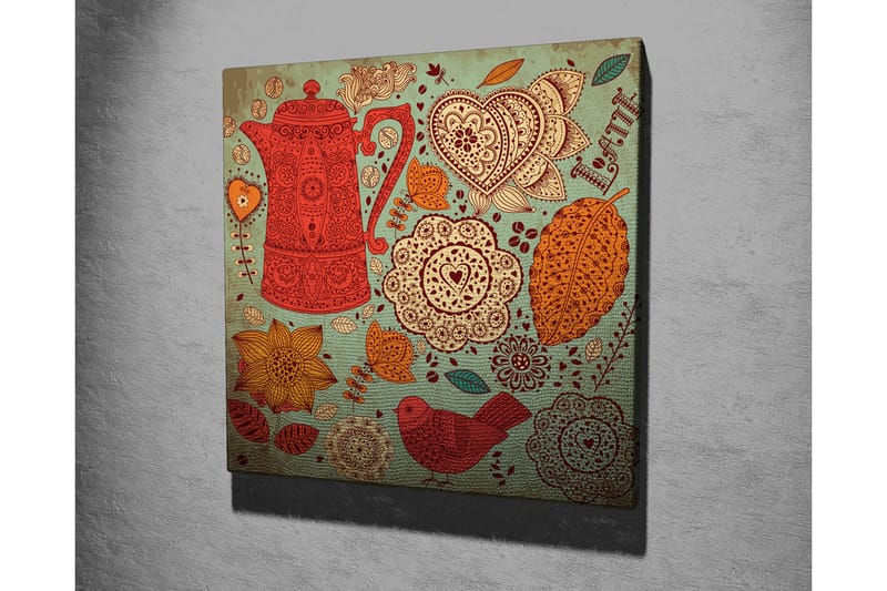 Dekorativ Canvasbilde - Flerfarget - Innredning - Bilder & kunst - Lerretsbilder