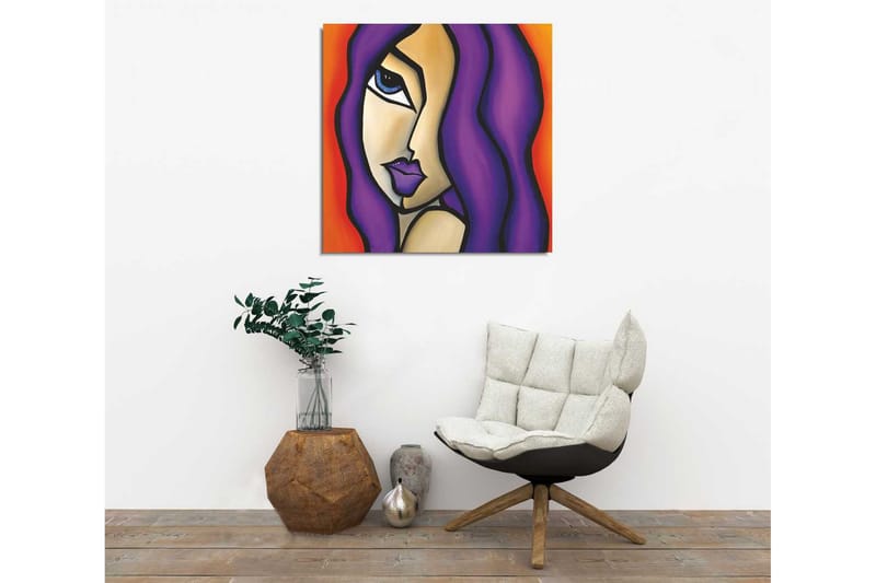 Dekorativ Canvasbilde - Flerfarget - Innredning - Bilder & kunst - Lerretsbilder