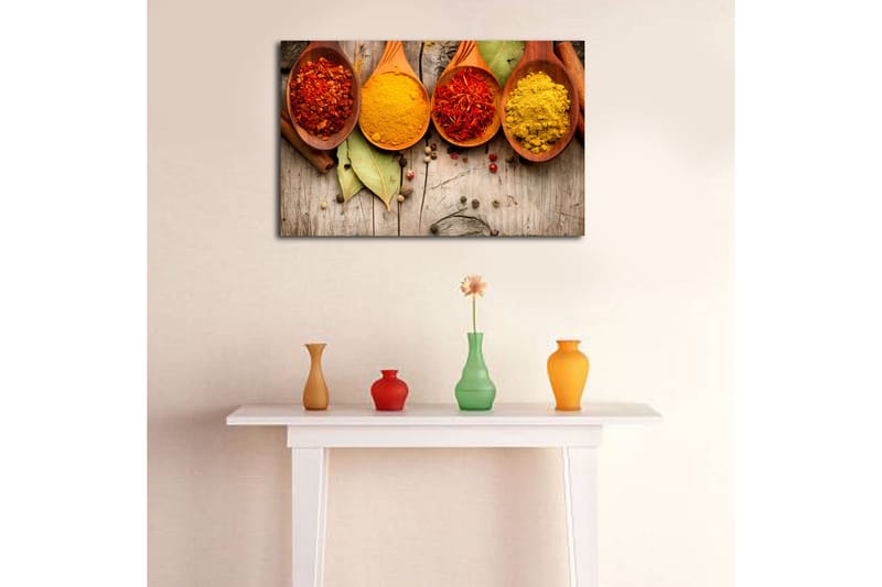 Dekorativ Canvasbilde - Flerfarget - Innredning - Bilder & kunst - Lerretsbilder