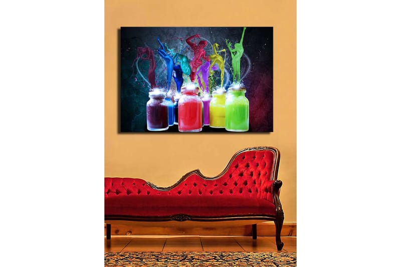 Dekorativ Canvasbilde - Flerfarget - Innredning - Bilder & kunst - Lerretsbilder
