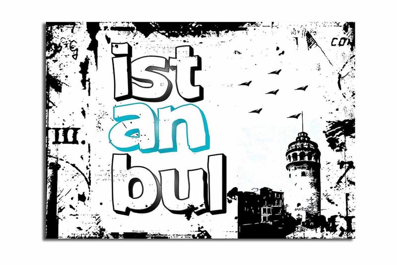 Dekorativ Canvasbilde - Flerfarget - Innredning - Bilder & kunst - Lerretsbilder