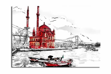 Dekorativ Canvasbilde - Flerfarget - Innredning - Bilder & kunst - Lerretsbilder