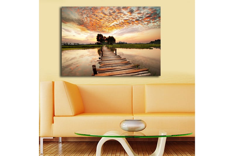 Dekorativ Canvasbilde - Flerfarget - Innredning - Bilder & kunst - Lerretsbilder