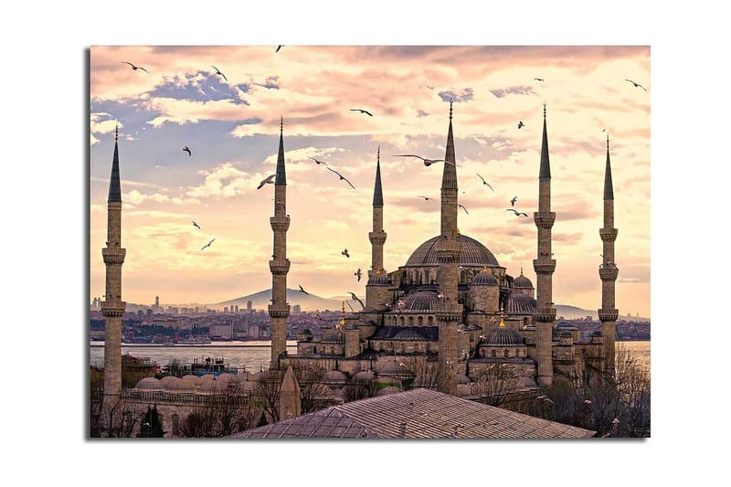 Dekorativ Canvasbilde - Flerfarget - Innredning - Bilder & kunst - Lerretsbilder