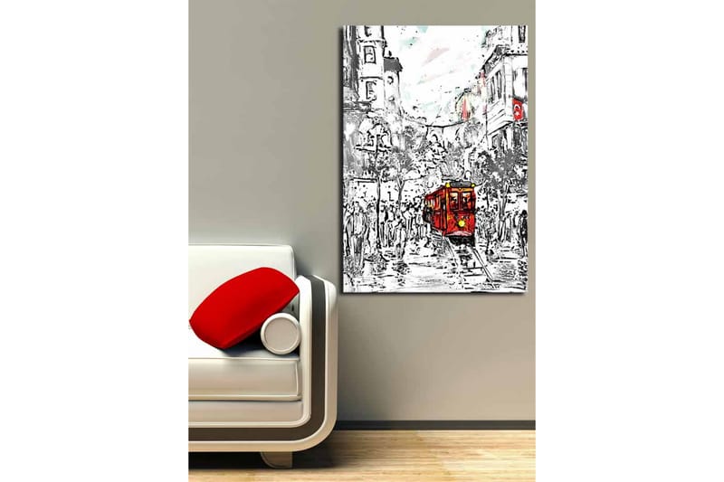 Dekorativ Canvasbilde - Flerfarget - Innredning - Bilder & kunst - Lerretsbilder