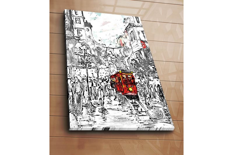 Dekorativ Canvasbilde - Flerfarget - Innredning - Bilder & kunst - Lerretsbilder