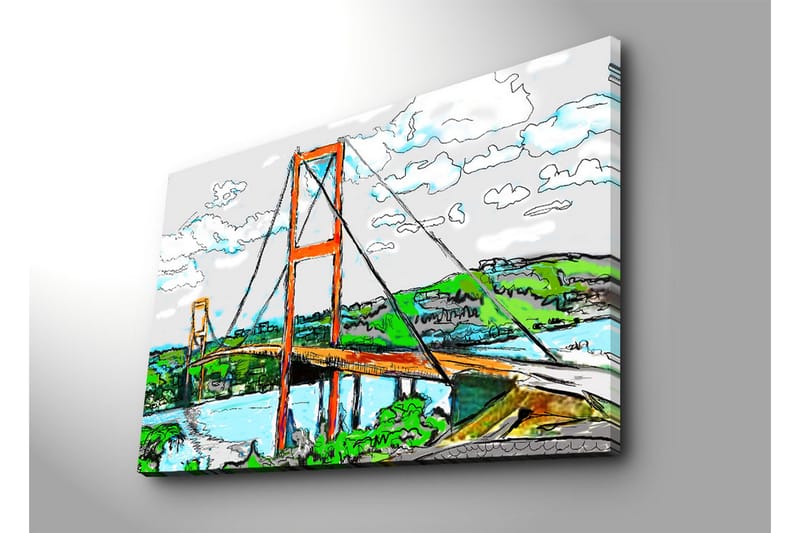 Dekorativ Canvasbilde - Flerfarget - Innredning - Bilder & kunst - Lerretsbilder