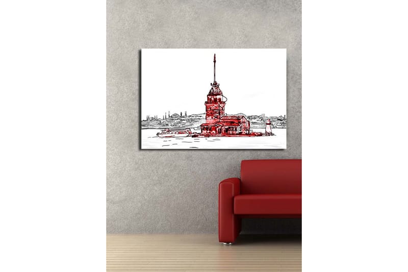 Dekorativ Canvasbilde - Flerfarget - Innredning - Bilder & kunst - Lerretsbilder