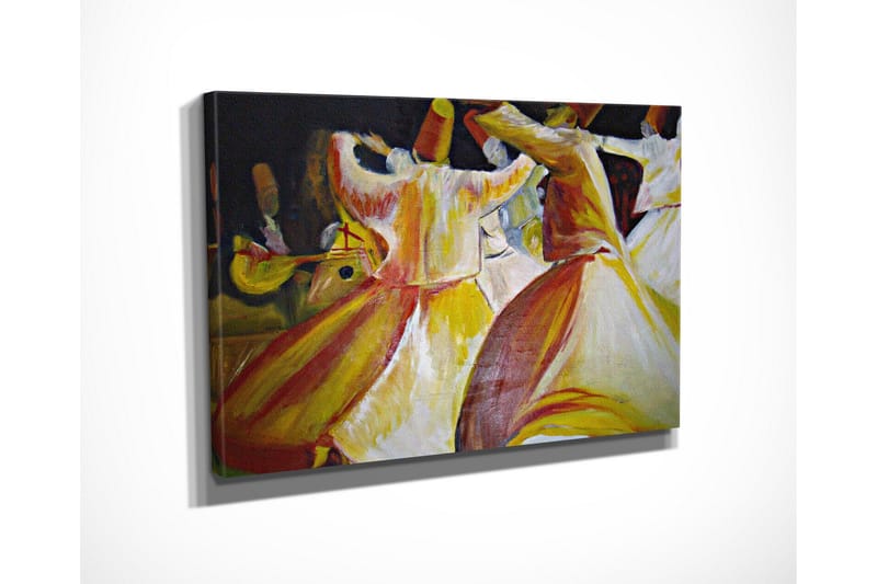 Dekorativ Canvasbilde - Flerfarget - Innredning - Bilder & kunst - Lerretsbilder