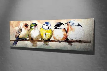 Dekorativ Canvasbilde - Flerfarget - Innredning - Bilder & kunst - Lerretsbilder