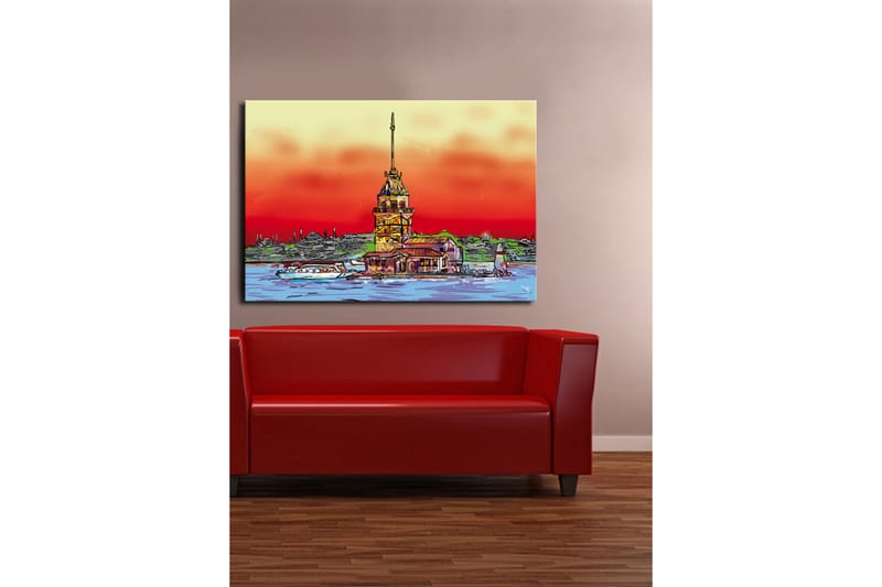 Dekorativ Canvasbilde - Flerfarget - Innredning - Bilder & kunst - Lerretsbilder