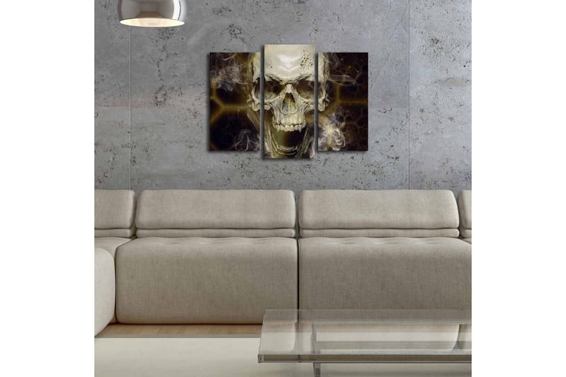 Dekorativ Canvasbilde LED-belysning 3 Deler - Flerfarget - Innredning - Bilder & kunst - Lerretsbilder