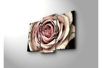Dekorativ Canvasbilde LED-belysning 3 Deler - Flerfarget - Innredning - Bilder & kunst - Lerretsbilder