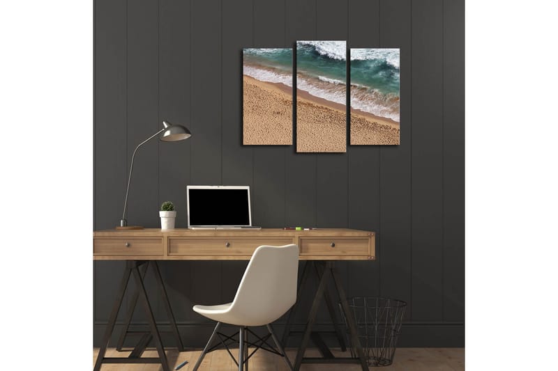 Dekorativ Canvasbilde LED-belysning 3 Deler - Flerfarget - Innredning - Bilder & kunst - Lerretsbilder