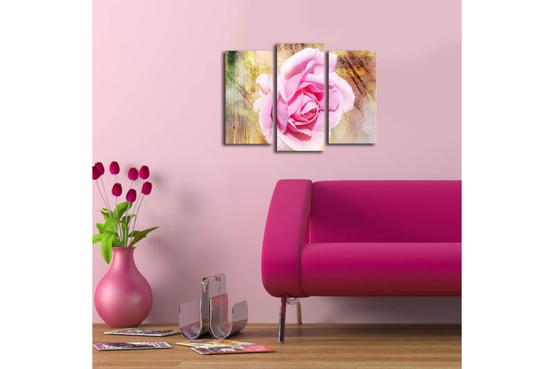 Dekorativ Canvasbilde LED-belysning 3 Deler - Flerfarget - Innredning - Bilder & kunst - Lerretsbilder