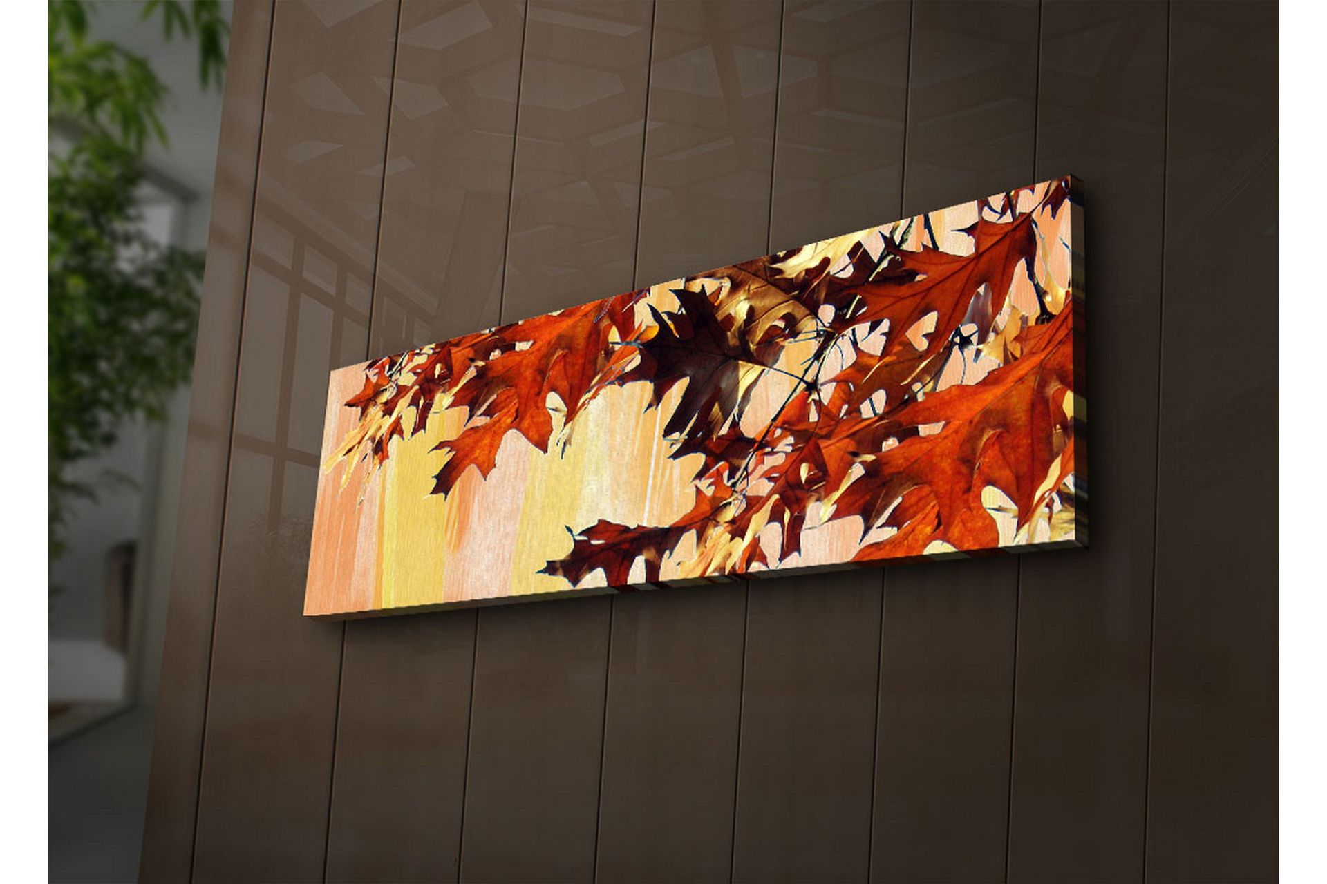 Dekorativ Canvasbilde LED-belysning - Flerfarget - Innredning - Bilder & kunst - Lerretsbilder