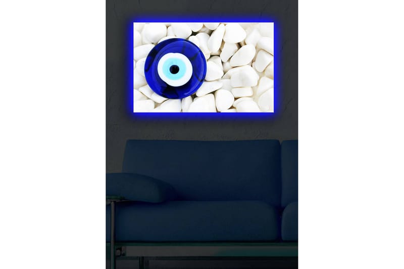 Dekorativ Canvasbilde LED-belysning - Flerfarget - Innredning - Bilder & kunst - Lerretsbilder