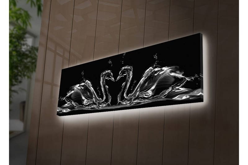 Dekorativ Canvasbilde LED-belysning - Flerfarget - Innredning - Bilder & kunst - Lerretsbilder