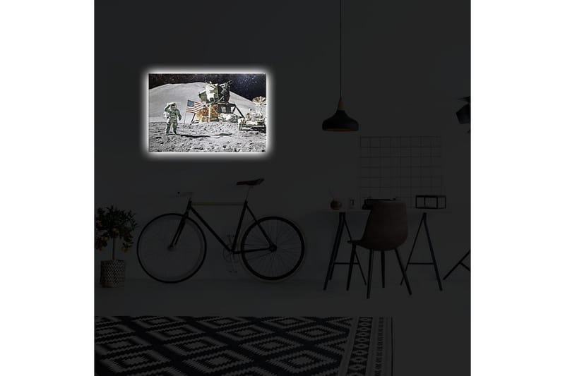 Dekorativ Canvasbilde LED-belysning - Flerfarget - Innredning - Bilder & kunst - Lerretsbilder