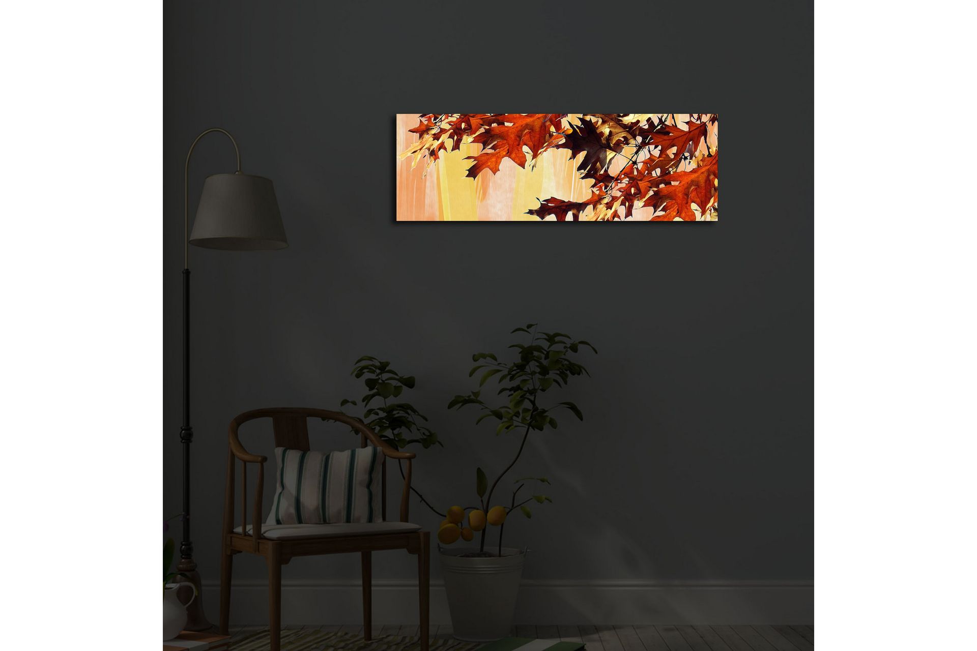 Dekorativ Canvasbilde LED-belysning - Flerfarget - Innredning - Bilder & kunst - Lerretsbilder
