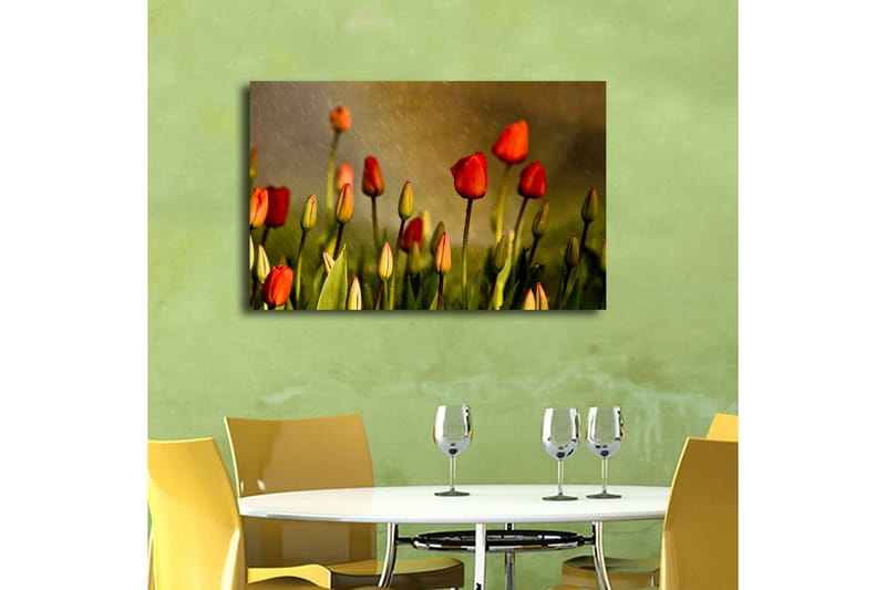 Dekorativ Canvasbilde LED-belysning - Flerfarget - Innredning - Bilder & kunst - Lerretsbilder