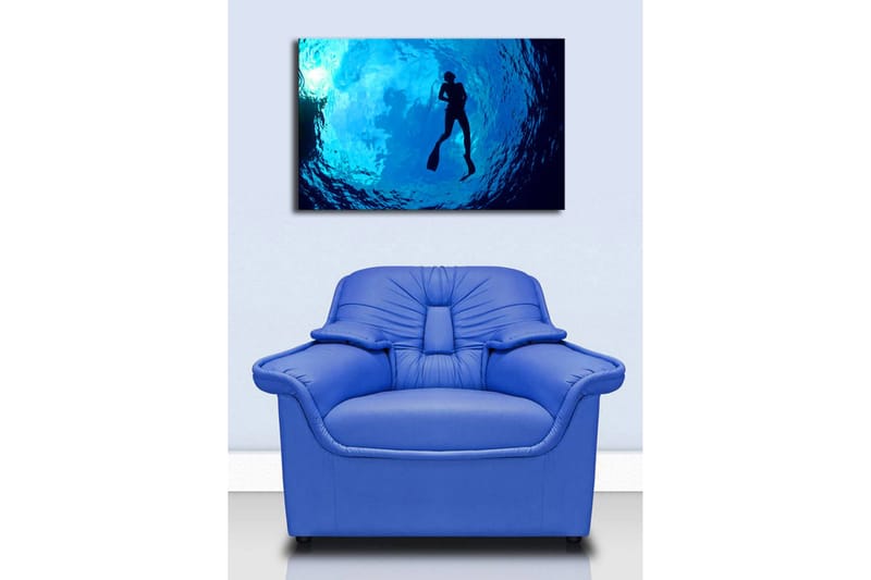 Dekorativ Canvasbilde LED-belysning - Flerfarget - Innredning - Bilder & kunst - Lerretsbilder