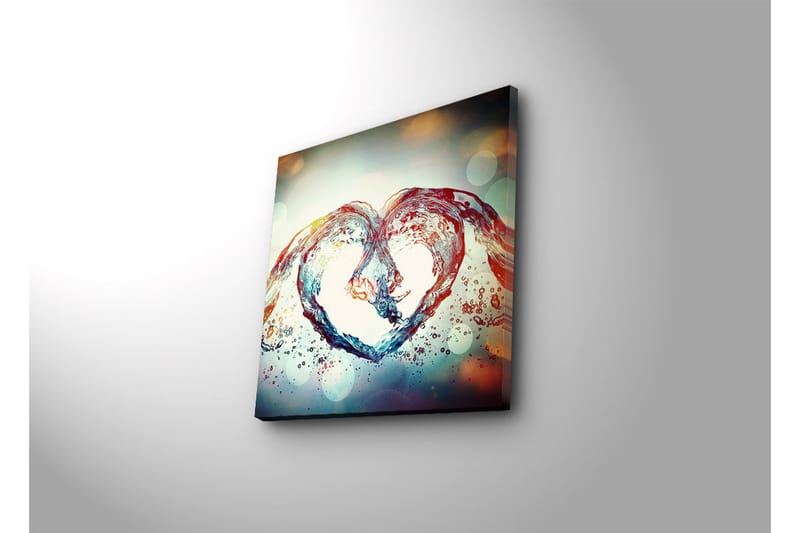 Dekorativ Canvasbilde LED-belysning - Flerfarget - Innredning - Bilder & kunst - Lerretsbilder