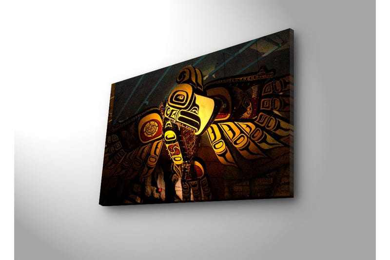 Dekorativ Canvasbilde LED-belysning - Flerfarget - Innredning - Bilder & kunst - Lerretsbilder