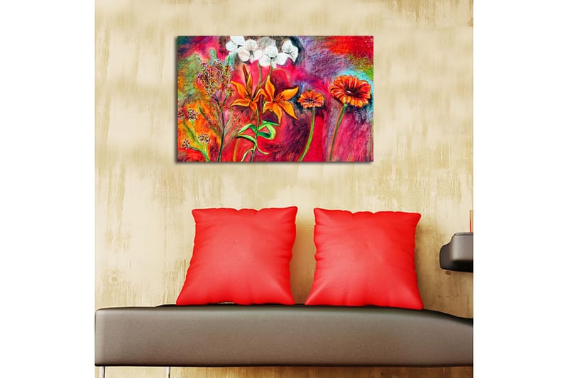 Dekorativ Canvasbilde LED-belysning - Flerfarget - Innredning - Bilder & kunst - Lerretsbilder